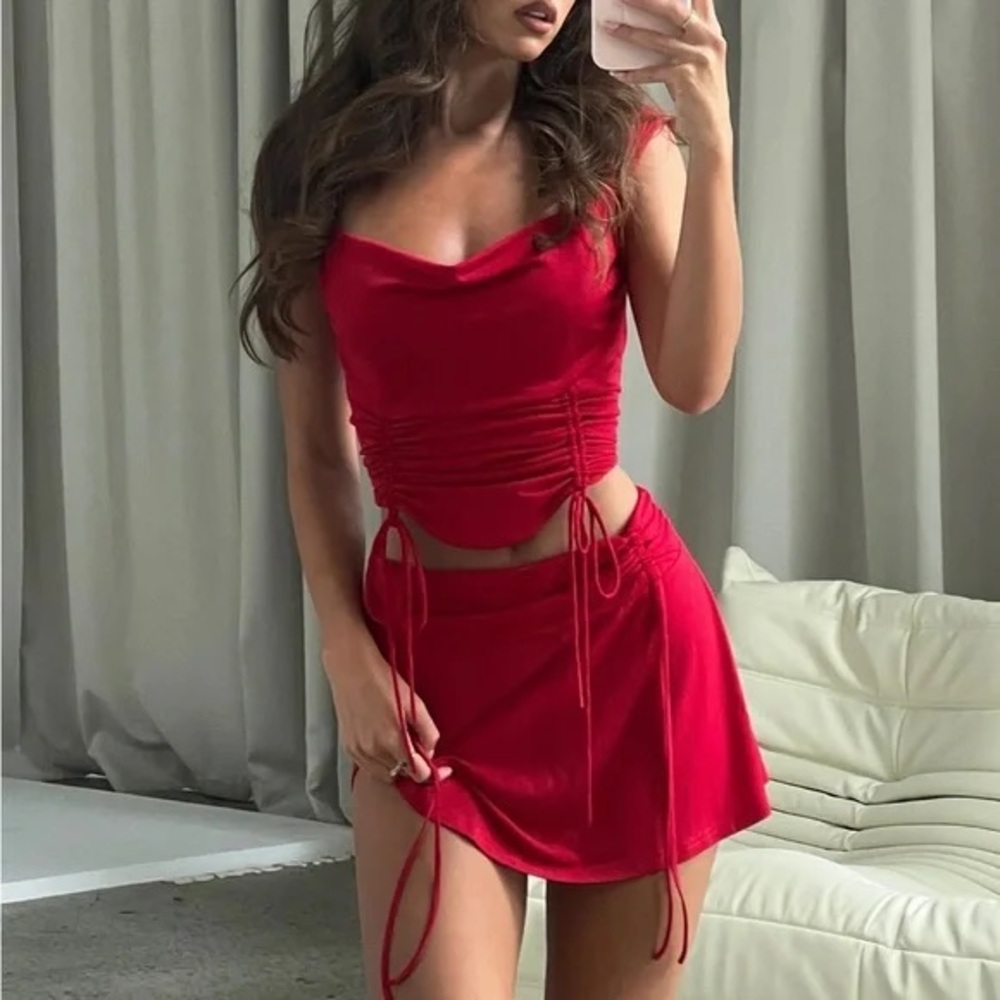 Tiger Mist Anita Skirt Red‎ Cherry